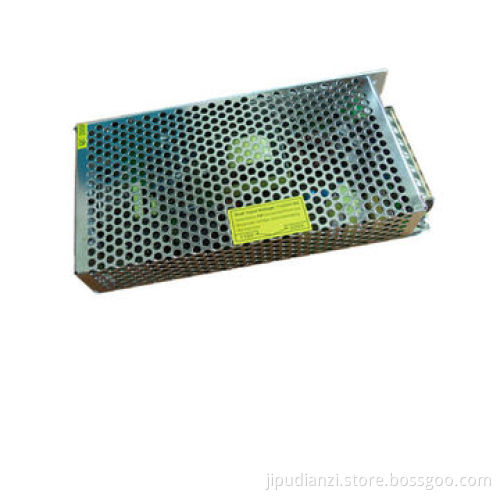 Metal Case Power Supply w/Single Output and 100 to 240V AC Input Voltages, 24V Output Voltages, 120W